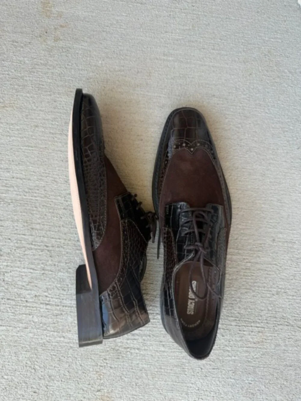 Stacy adamas arturo shoes NIB WIDE